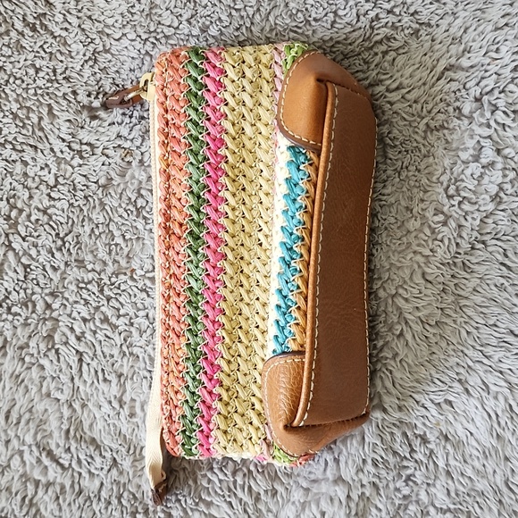 Rossetti woven style small purse coin cosmetic travel pouch - Picture 4 of 9